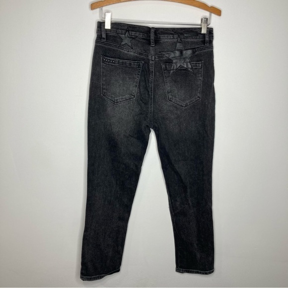 Blank NYC the Madison crop black star Jeans size 29 - Picture 6 of 8